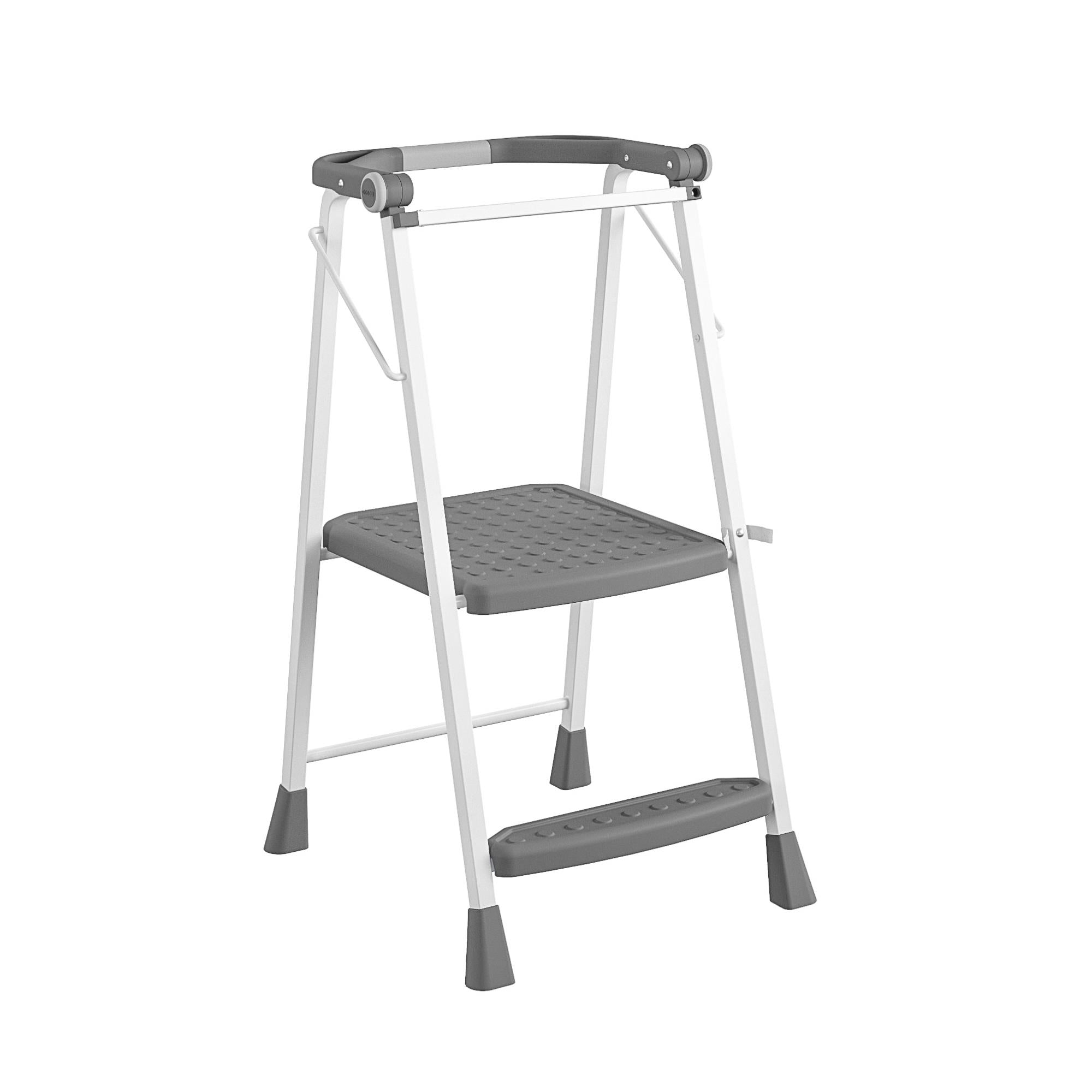 2-Step Kitchen Steel and Resin Step Stool