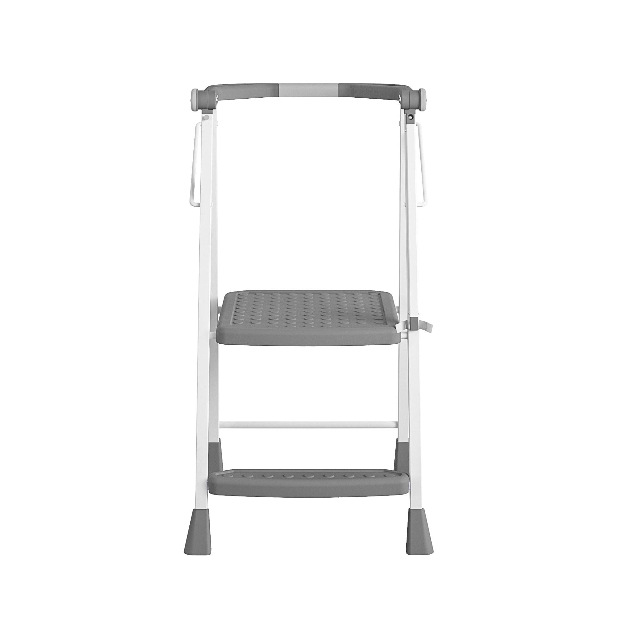 2-Step Kitchen Steel and Resin Step Stool