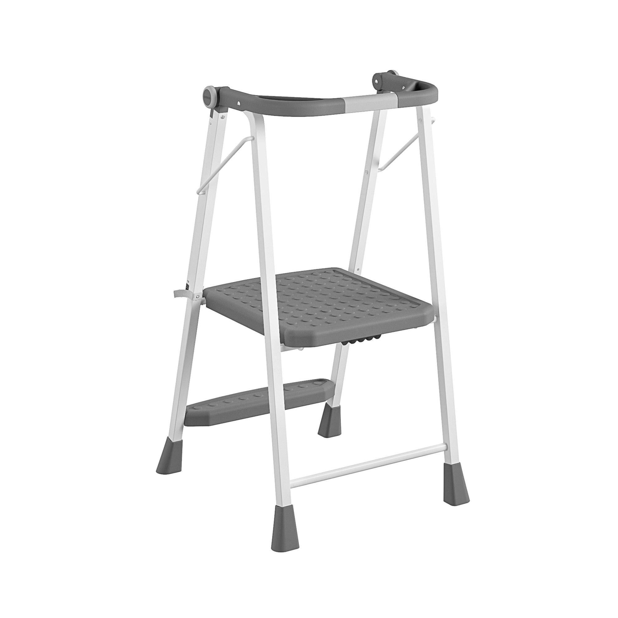 2-Step Kitchen Steel and Resin Step Stool