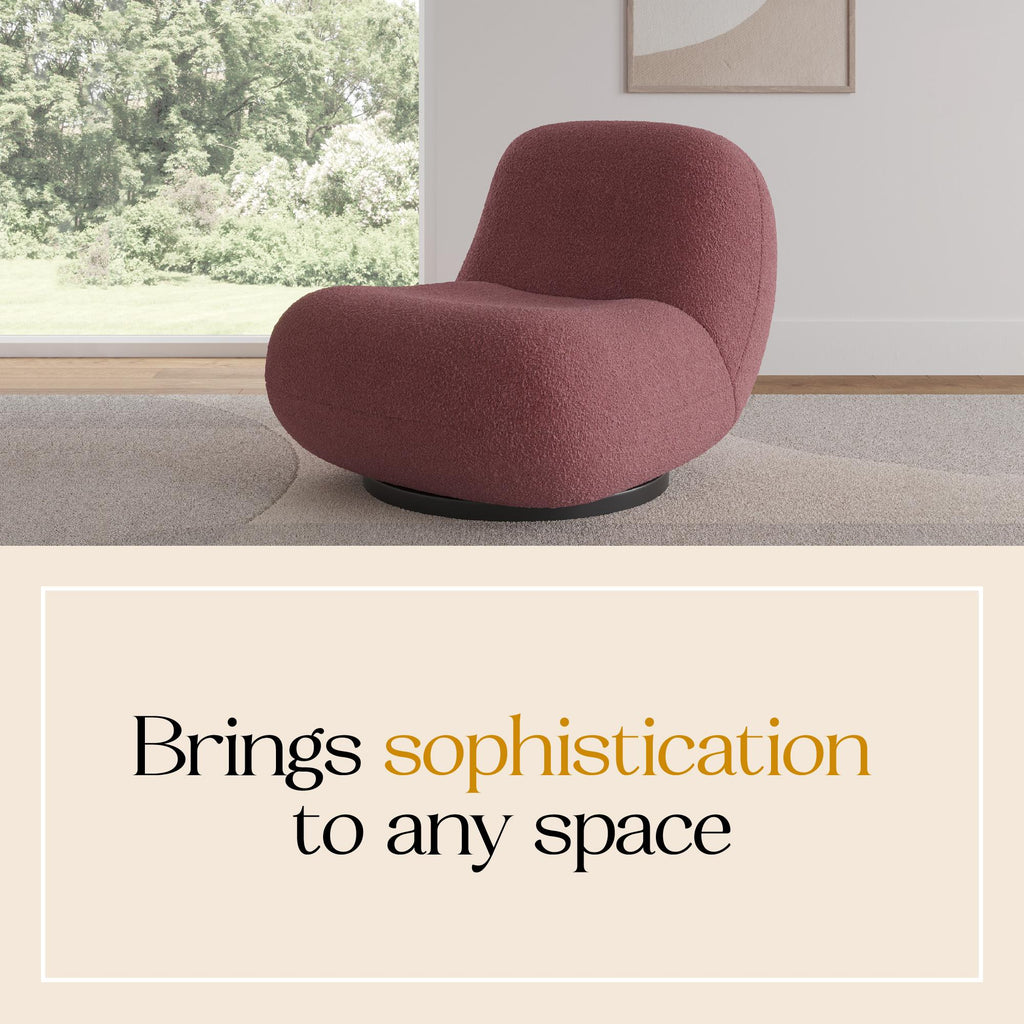 The Village Crosby Boucle Swivel Chair