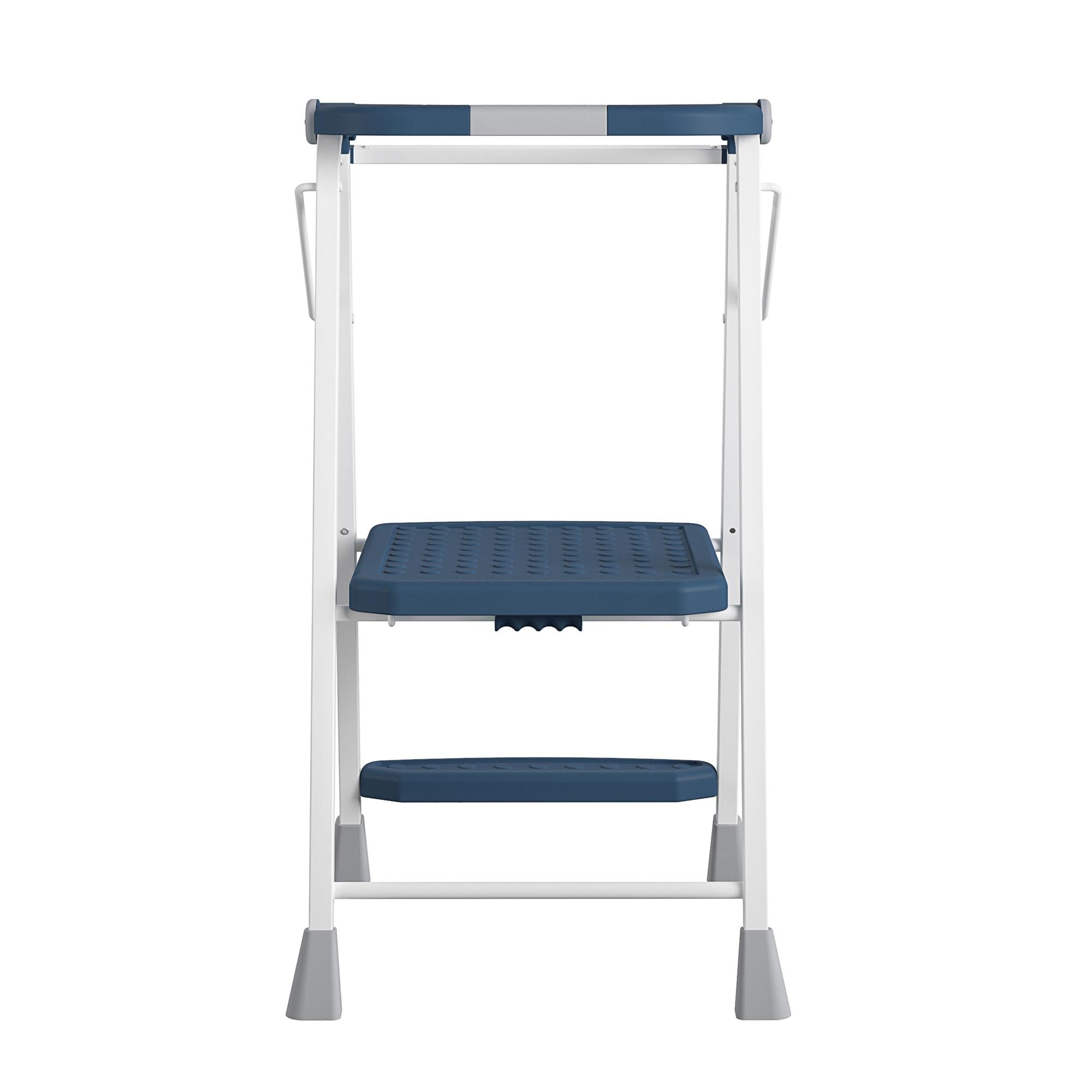 2-Step Kitchen Steel and Resin Step Stool