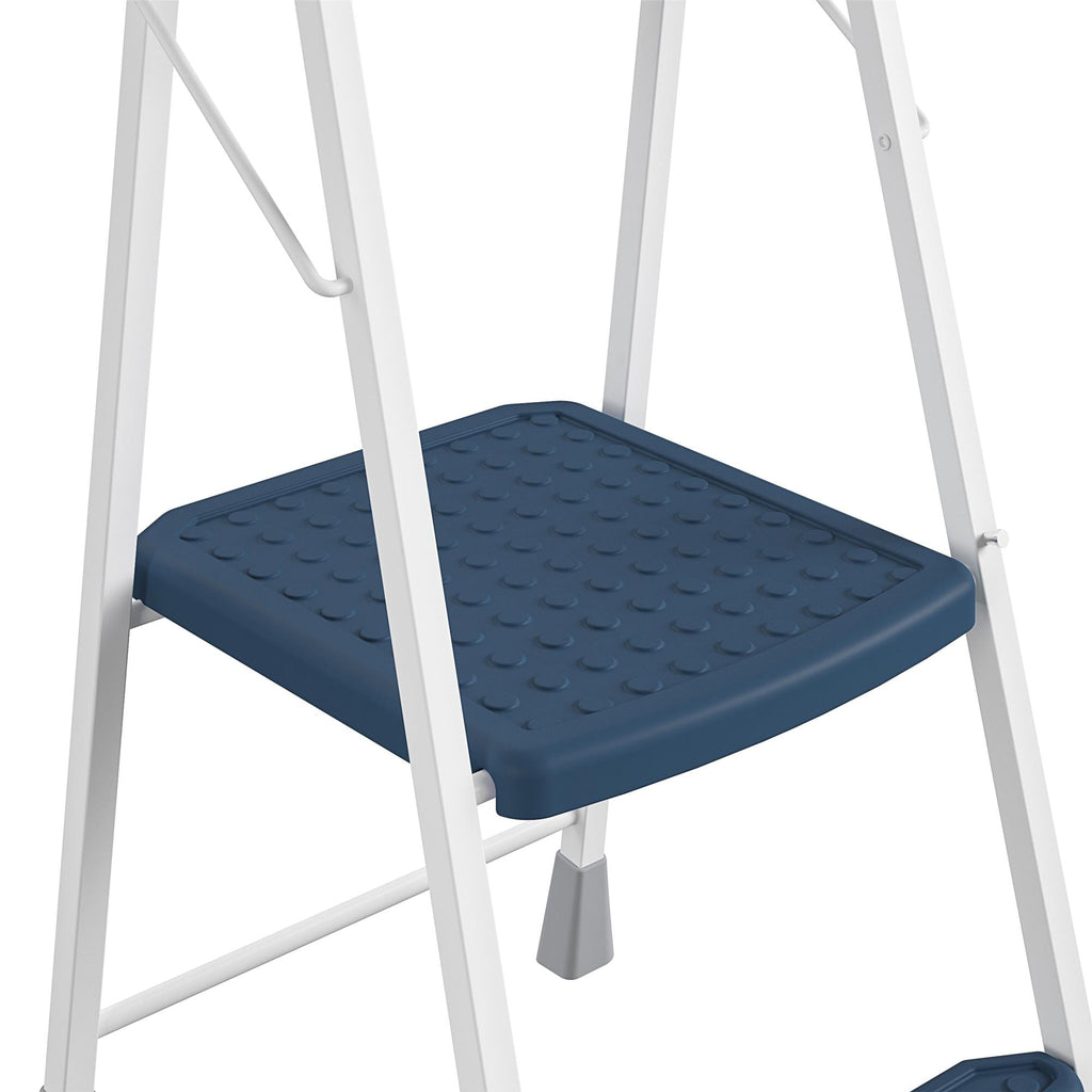 2-Step Kitchen Steel and Resin Step Stool