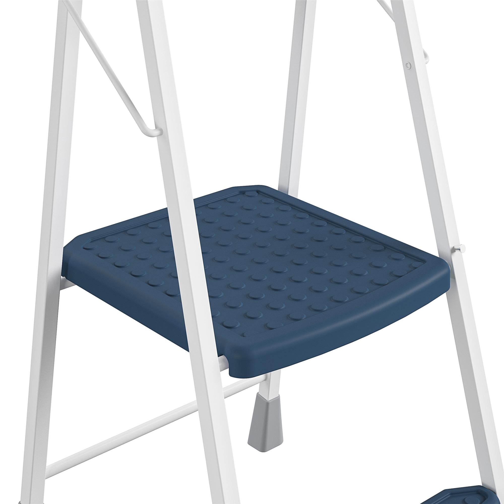 2-Step Kitchen Steel and Resin Step Stool