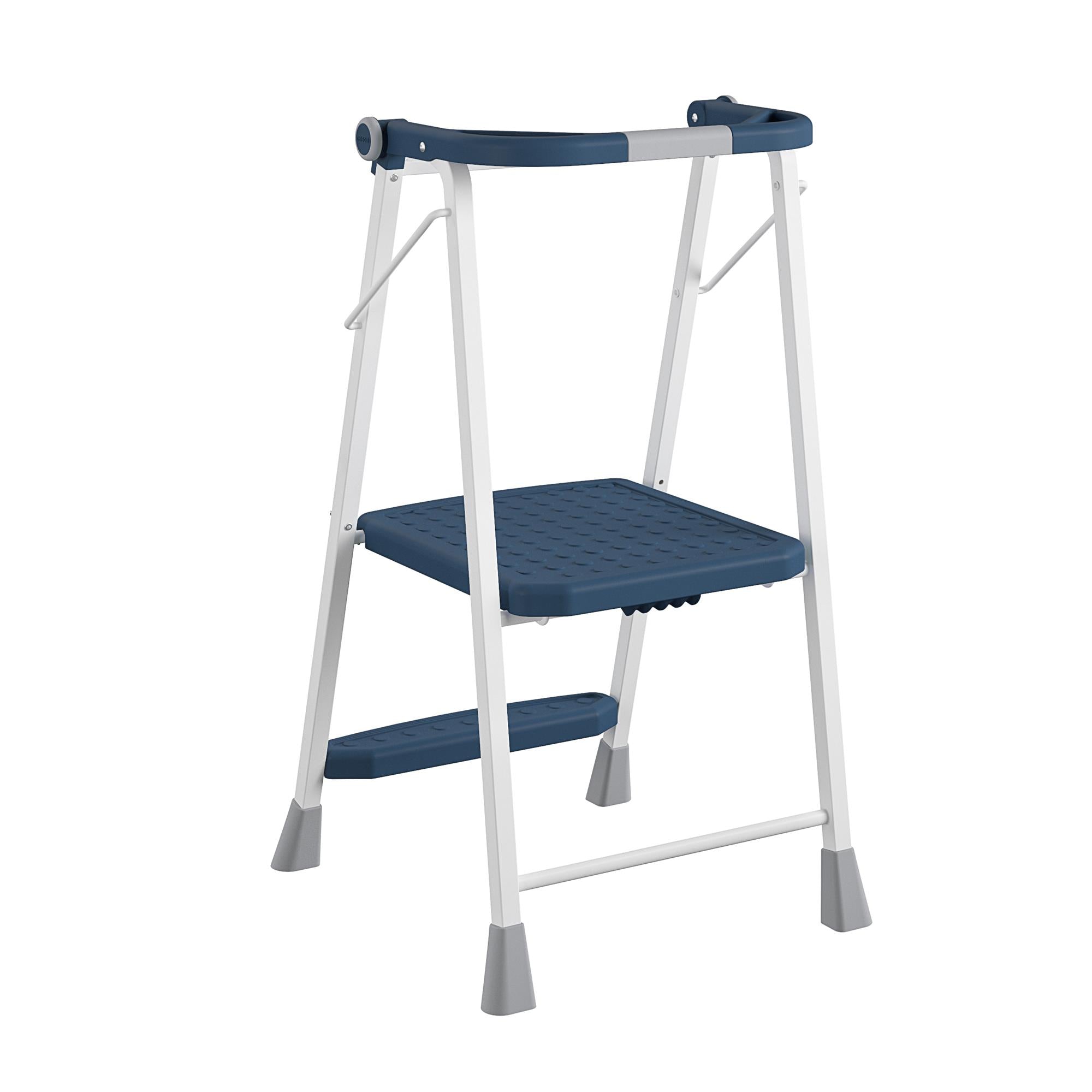 2-Step Kitchen Steel and Resin Step Stool