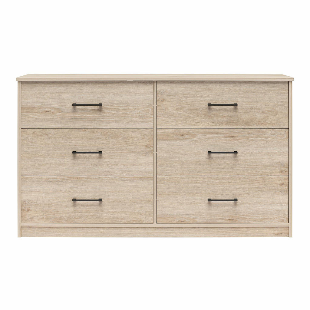 Easy Build Pearce Wide 6 Drawer Dresser with Interlocking SwitchLock™ System