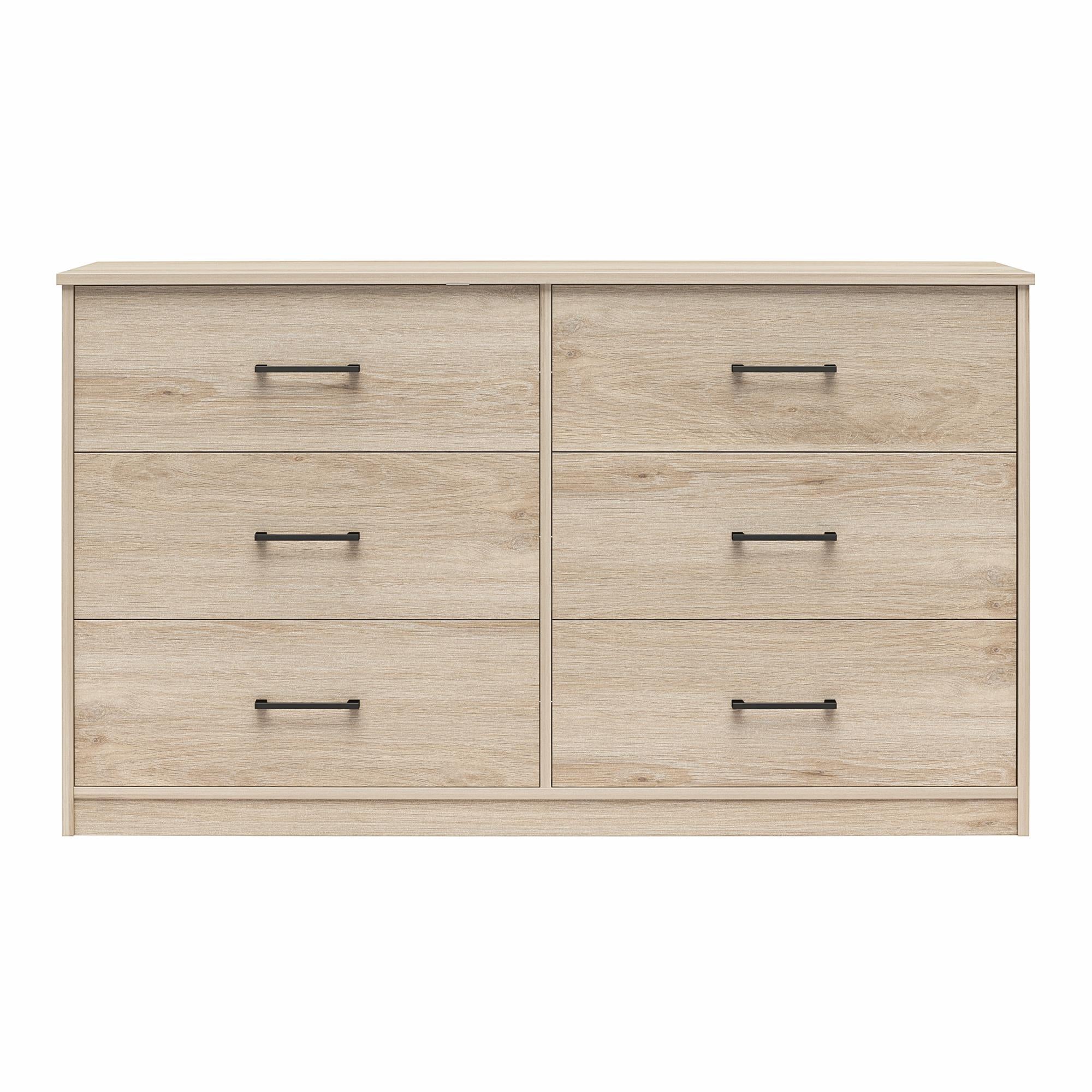 Easy Build Pearce Wide 6 Drawer Dresser with Interlocking SwitchLock™ System