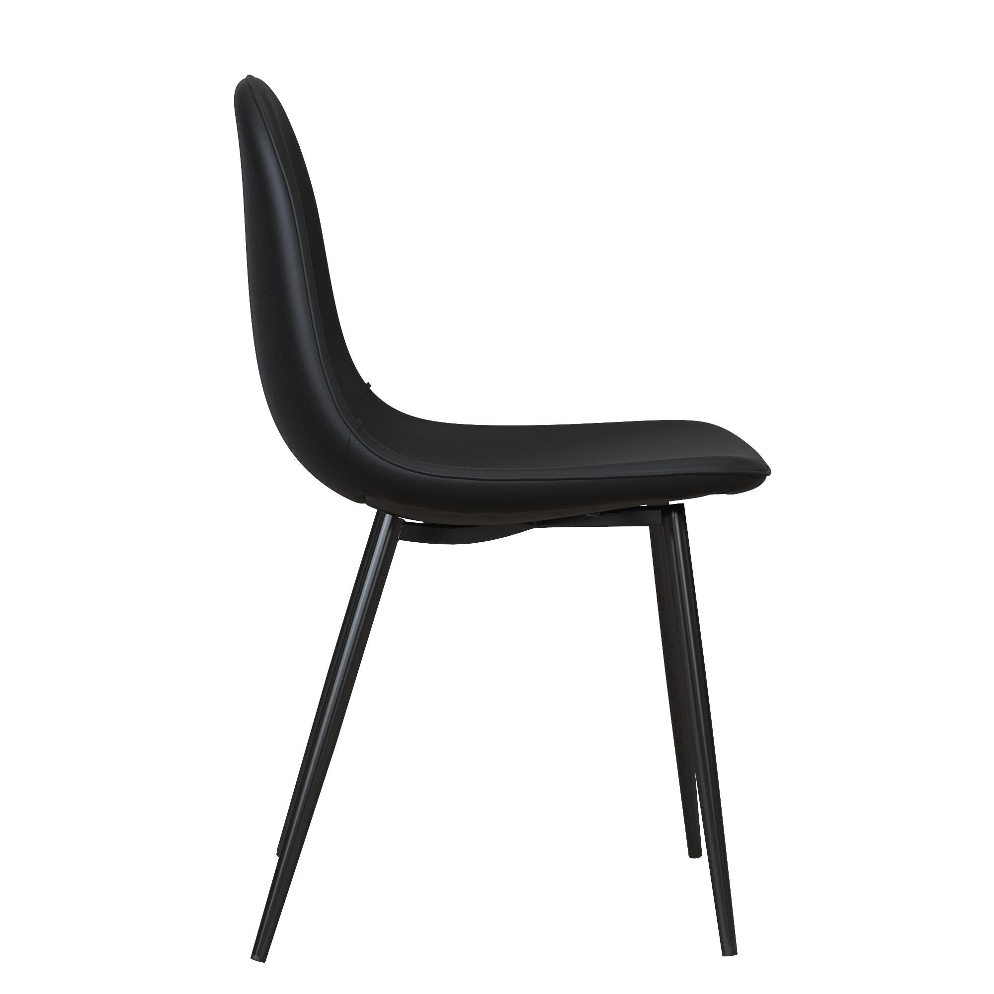 Brandon Upholstered Mid Century Modern Kitchen Dining Chairs, Set of 4