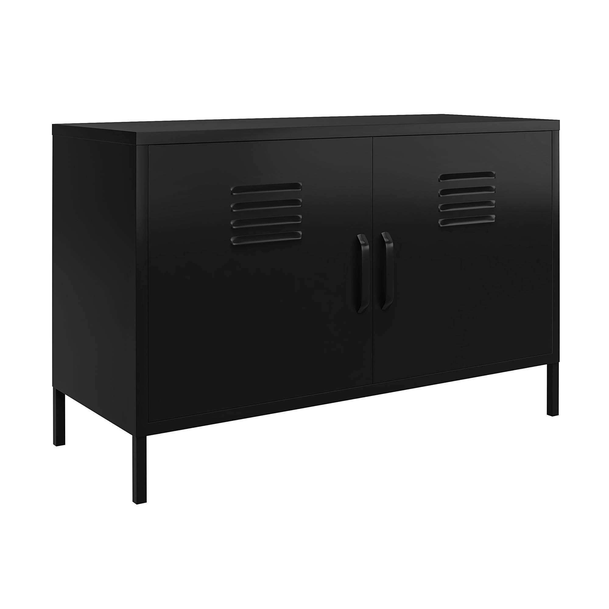 Shadwick 2 Door Wide Metal Locker Accent Storage Cabinet