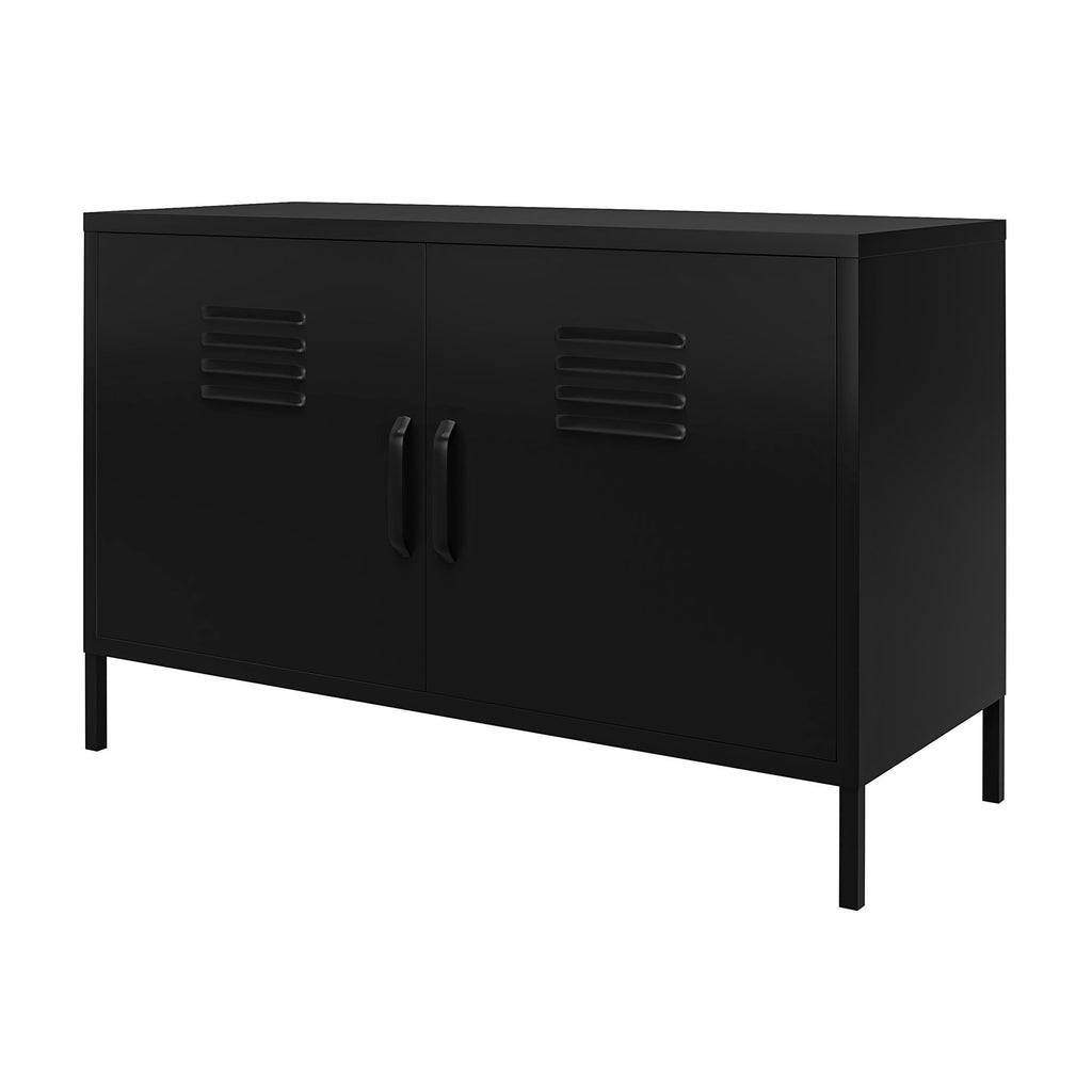 Shadwick 2 Door Wide Metal Locker Accent Storage Cabinet