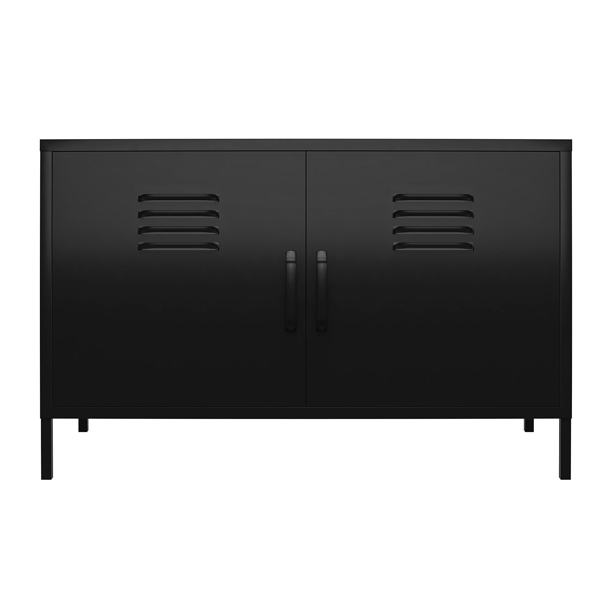 Shadwick 2 Door Wide Metal Locker Accent Storage Cabinet